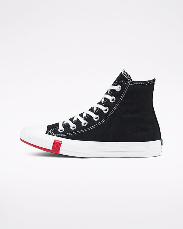 TV set lime relieve Tenisi Inalti Converse Vanzare Ieftini - Tenisi Converse Logo Play Chuck Taylor All Star Barbati Negrii/Rosii TV set lime relieve Tenisi Inalti Converse Vanzare Ieftini - Tenisi Converse Logo Play Chuck Taylor All Star Barbati Negrii/Rosii
